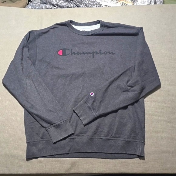 Champion Authentic Athletic Wear Pullover Gray Sweater Men's Size XL - Picture 10 of 15